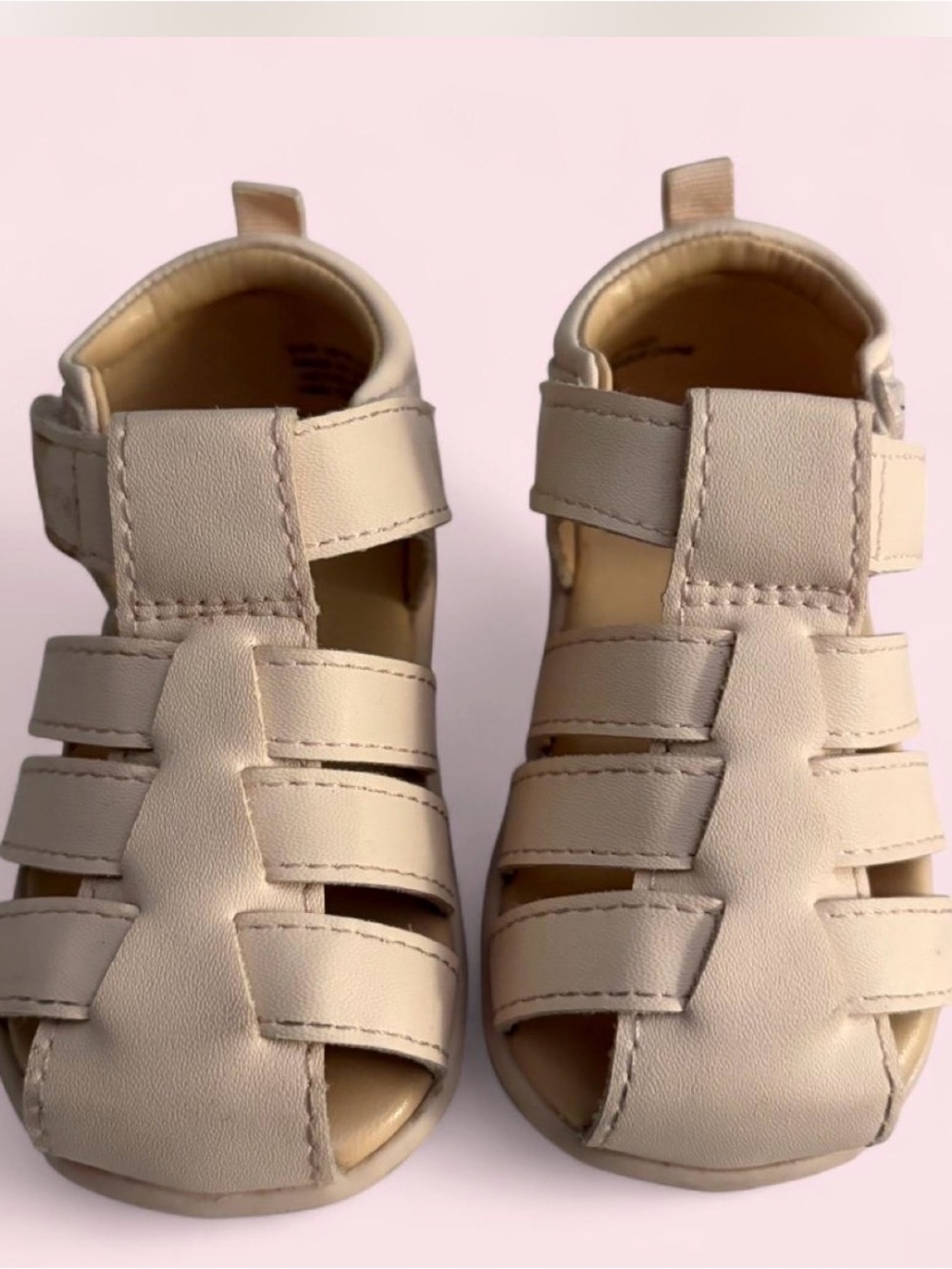 H&M Cream Closed-Toe Kids Sandals